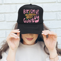 Put Em' Up Cowboy Trucker Hat