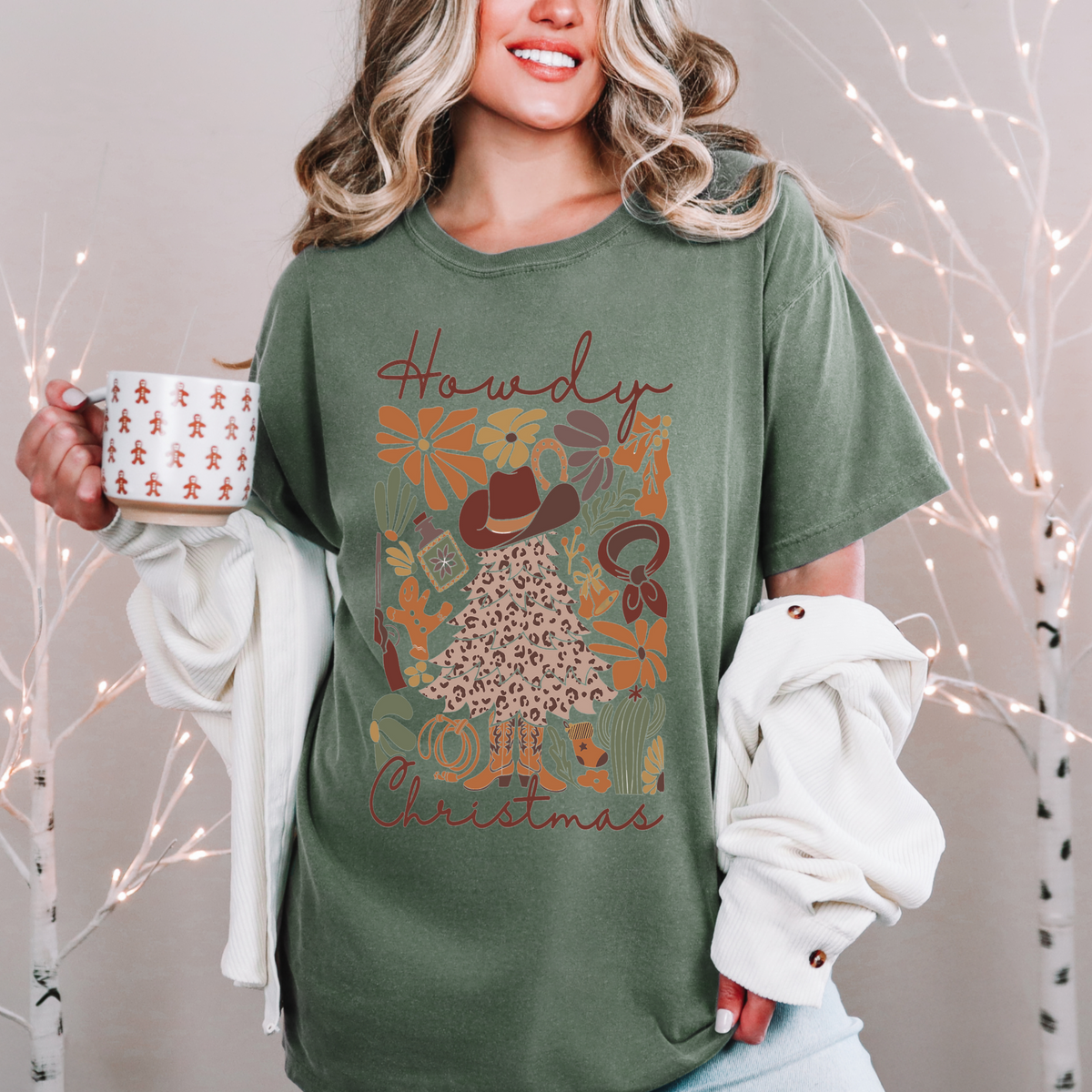 Howdy Christmas Western Christmas Shirt