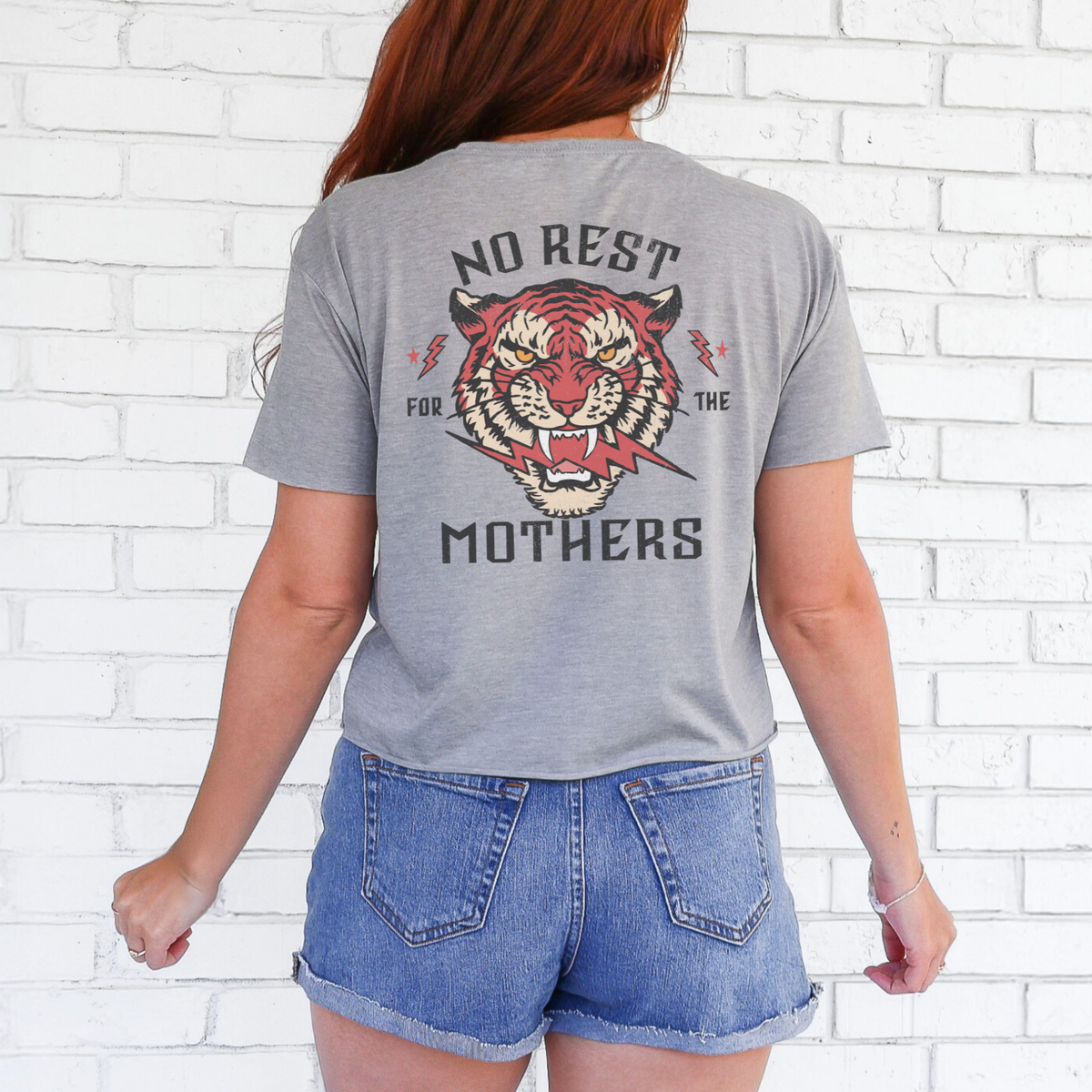 No Rest For the Mothers Cropped T
