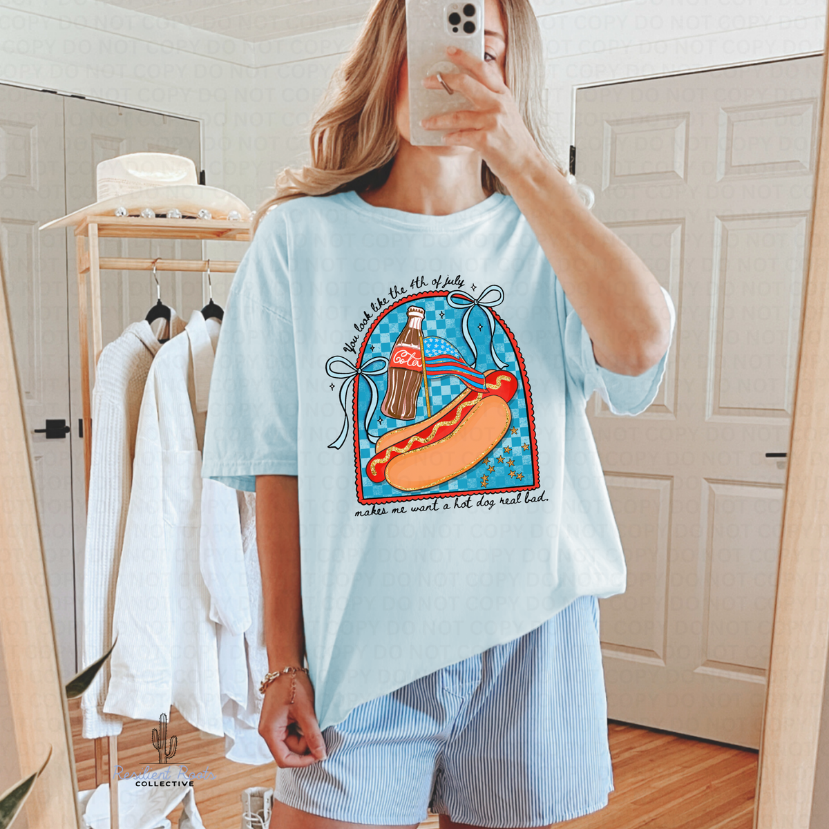 Makes me Want A Hotdog Real Bad Comfort Colors T