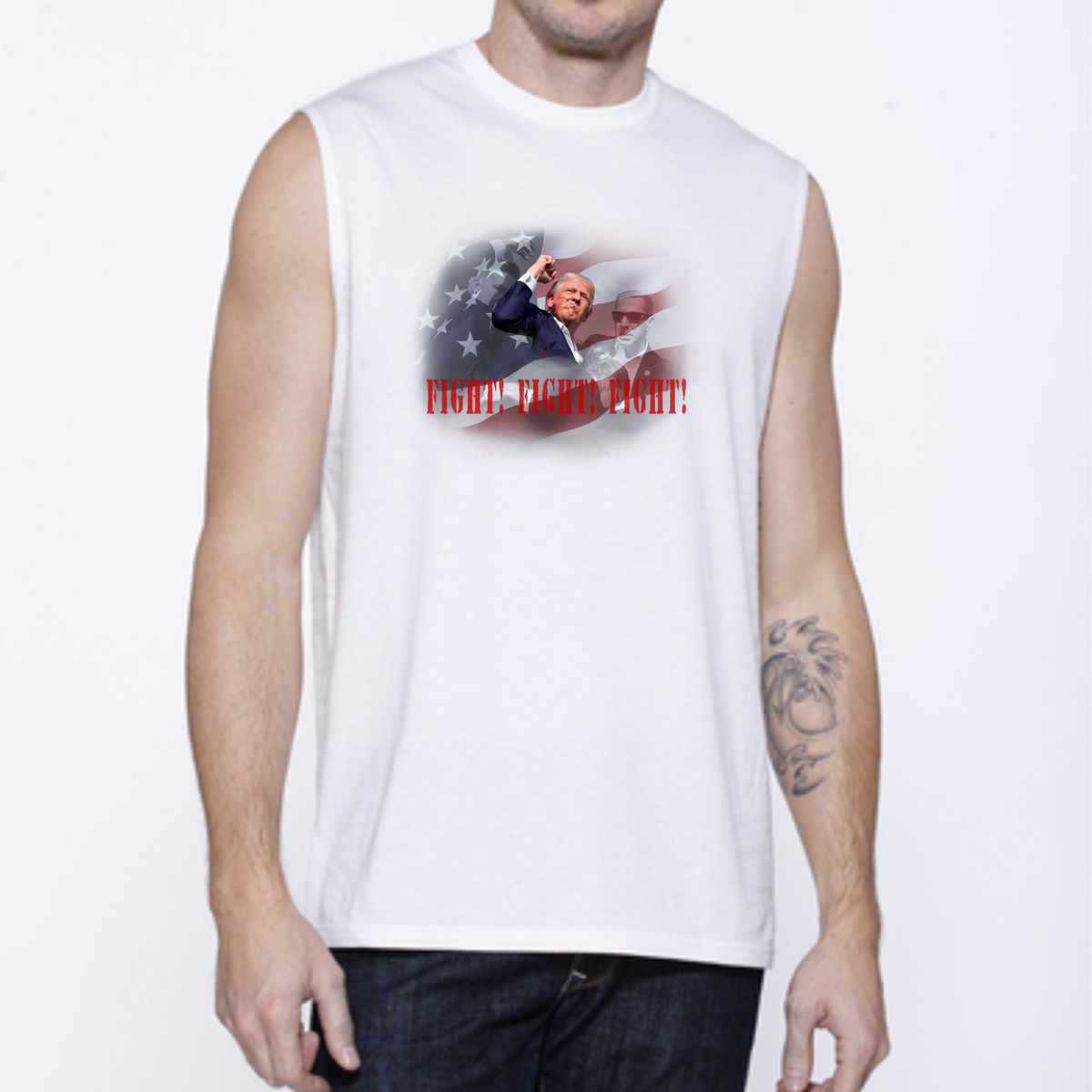 Fight! - Mens Trump Tank Top