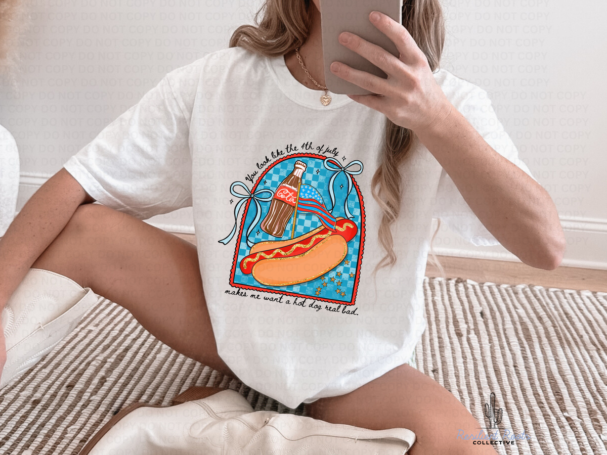 Makes me Want A Hotdog Real Bad Comfort Colors T
