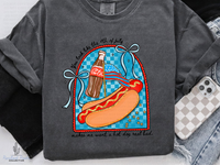 Makes me Want A Hotdog Real Bad Comfort Colors T
