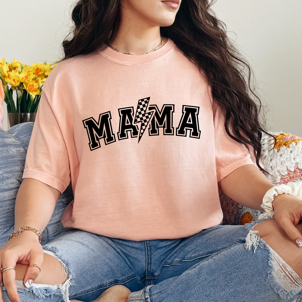 Checkered Mama T-Shirt