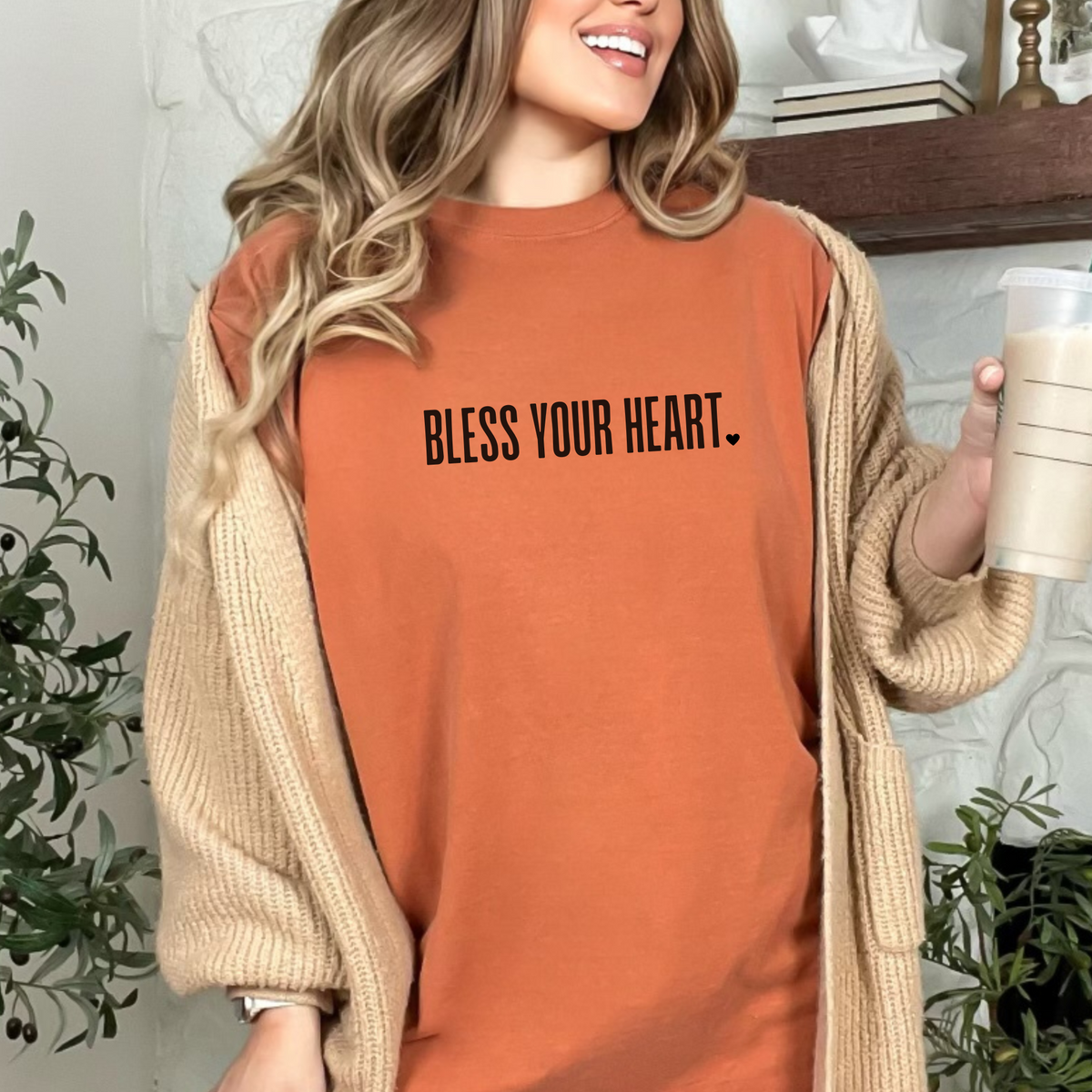 "Bless your Heart" Cute Simple Western T-Shirt