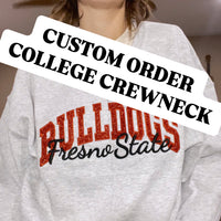 Custom College Crewneck