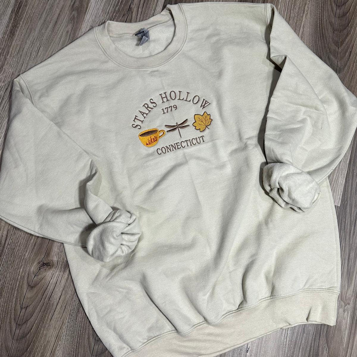 Stars Hollow Embroidered Crewneck Sweater