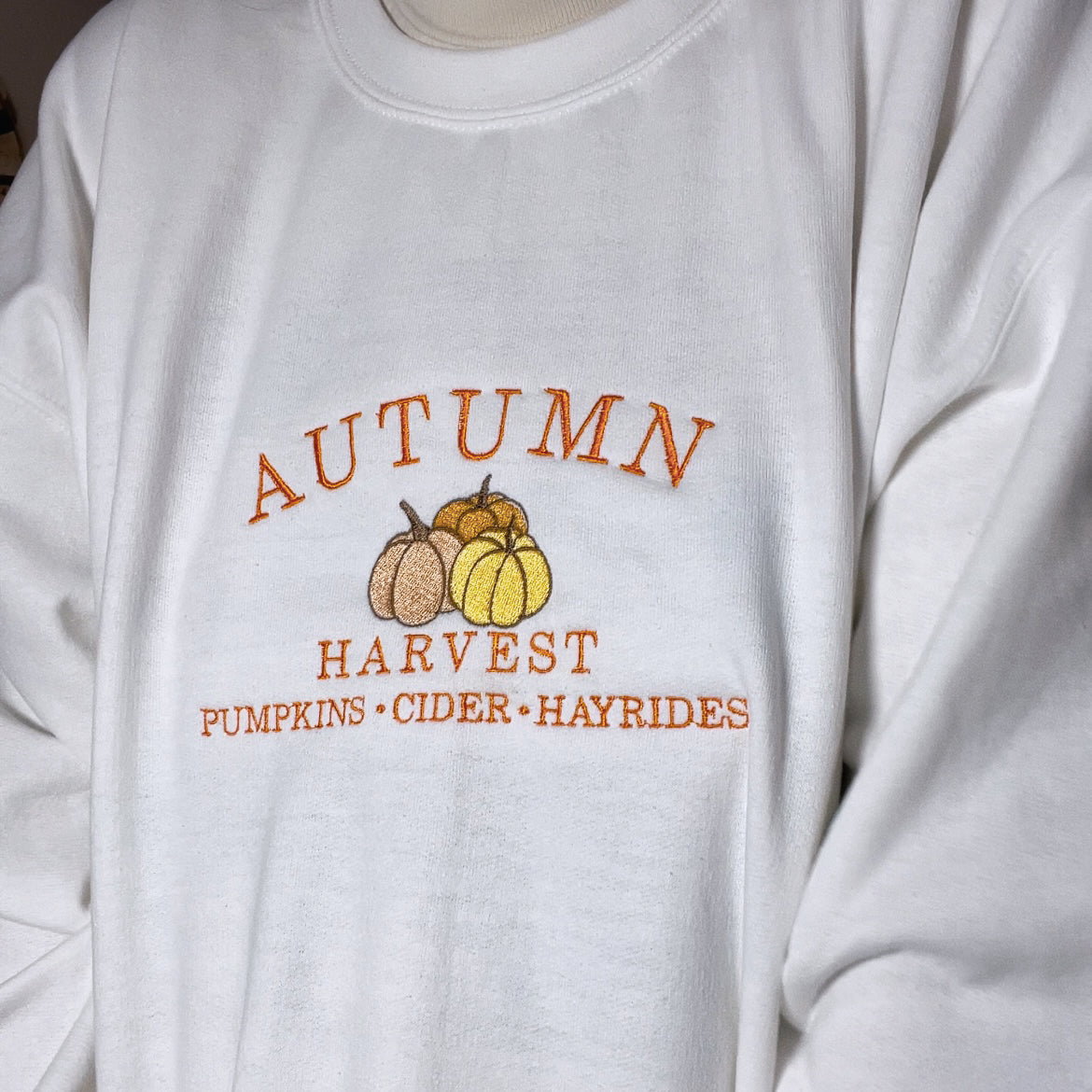 "Autumn" Embroidered Sweatshirt