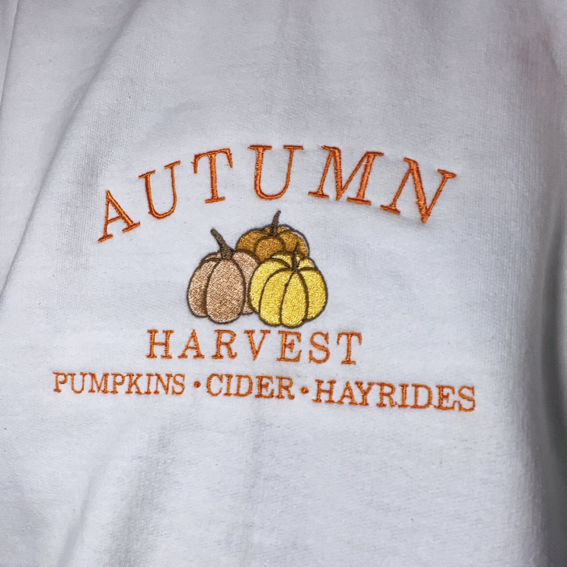 "Autumn" Embroidered Sweatshirt